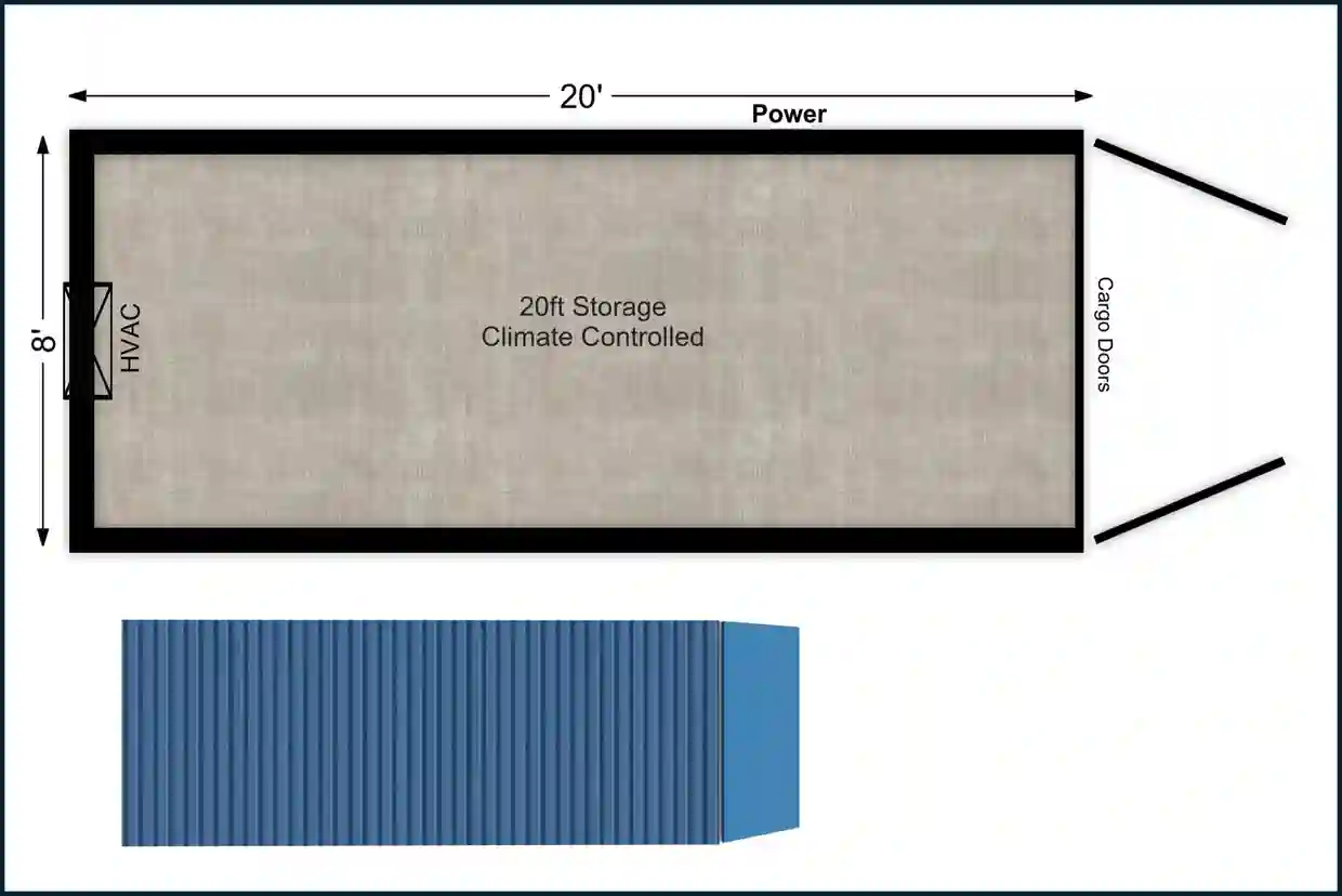 20FT Climate Controlled container