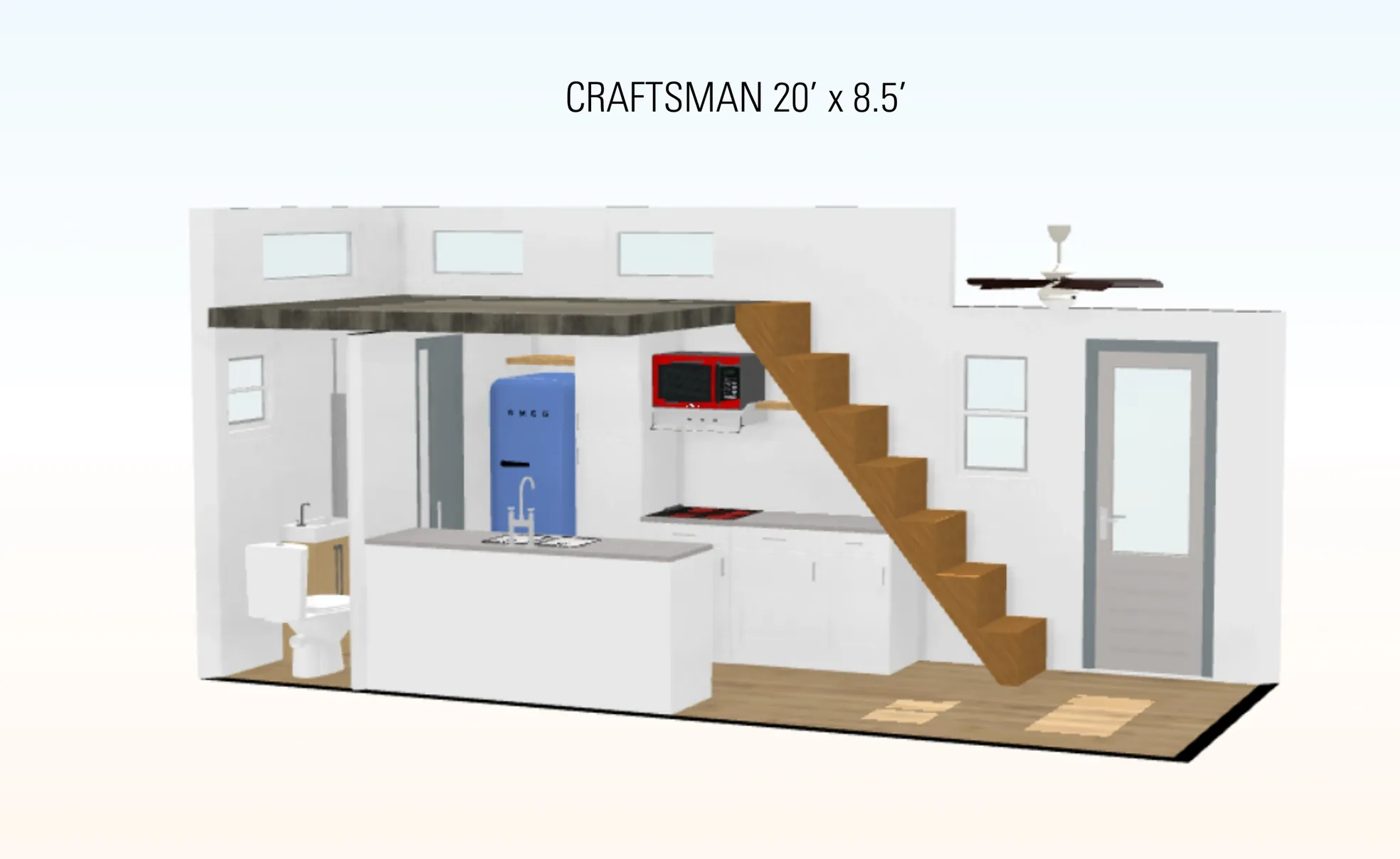 Craftsman Model-Tiny Homes on Wheels