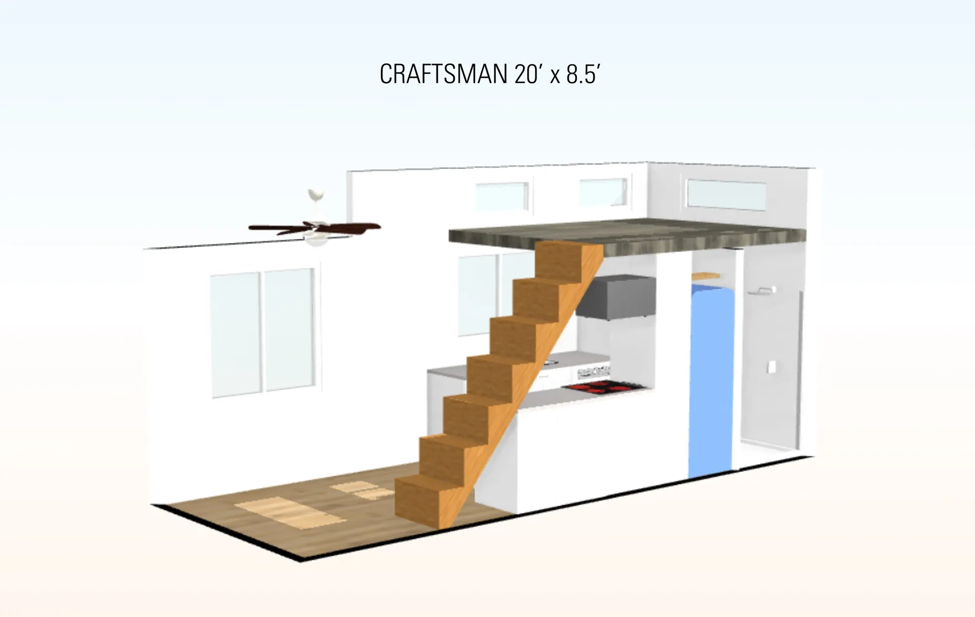 Craftsman Model-Tiny Homes on Wheels