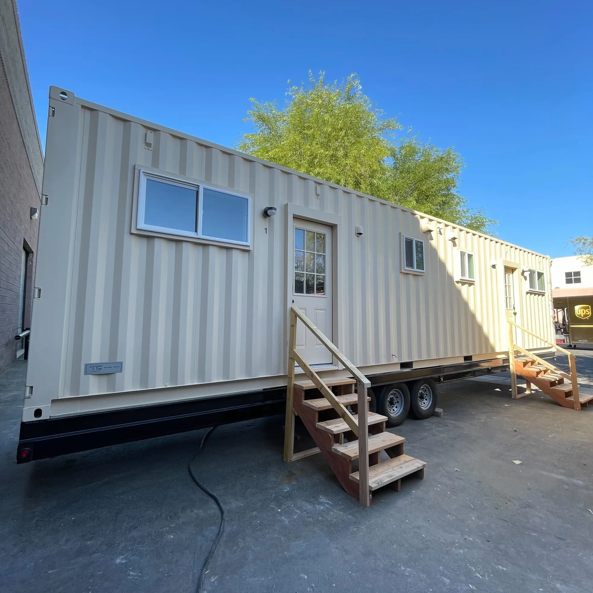 Vision 40-D Shipping Container Home - Two Studio Units
