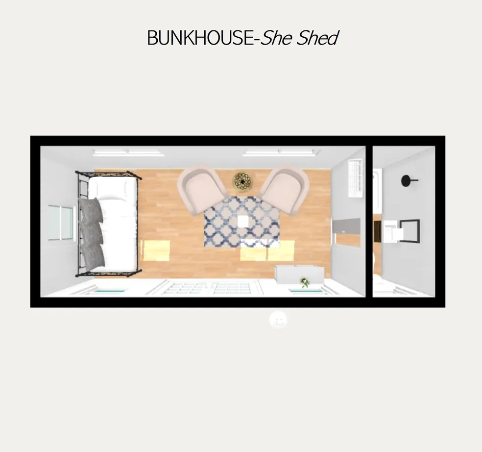 20ft Bunkhouse+ Container Home - Your Backyard Casita Solution